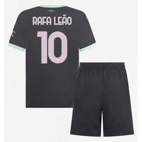 Dres AC Milan Rafael Leao #10 Rezervni za djecu 2024-25 Kratak Rukav (+ kratke hlače)